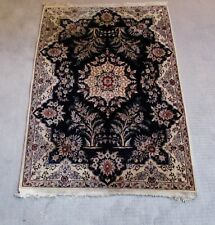 Pershian Floral Woo & Silk Nain Hand-Knotted Oriental Area Rug / Carpet. d'occasion  Expédié en Belgium