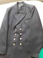 Navy reefer jacket for sale  WALSALL