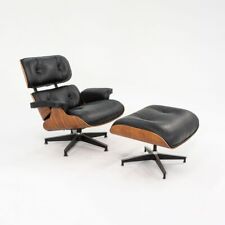 Usado, C. 1990 Herman Miller Eames Salón y Otomano en Palo de Rosa con Cuero Nuevo segunda mano  Embacar hacia Argentina