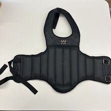 Wesing Martial Arts Muay Thai Boxing Chest Protector MMA Sanda Guard Black Small for sale  Shipping to South Africa