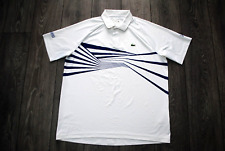 CAMISA POLO ORIGINAL LACOSTE SPORT X NOVAK DJOKOVIC ROLAND GARROS 2019 BRANCA XXL, usado comprar usado  Enviando para Brazil