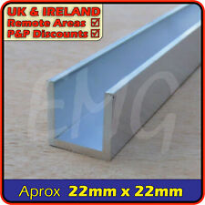 Aluminium channel 22mm for sale  Shipping to Ireland