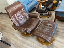 Brown leather stressless for sale  Poway