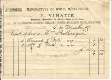 Bordeaux invoice 1895 d'occasion  Expédié en Belgium