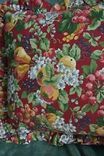 Vintage Pretty Frilly Garden and Floral Cotton Cushion Cover - 18" x 18". for sale  Shipping to South Africa