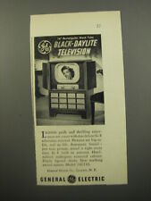 Anuncio de televisión General Electric modelo 16C116 1950 - televisión de luz natural negra segunda mano  Embacar hacia Argentina