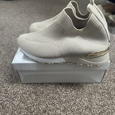 Ladies beige wedge for sale  LEICESTER