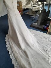 Brautkleid hochzeitskleid crem gebraucht kaufen  Bergheim