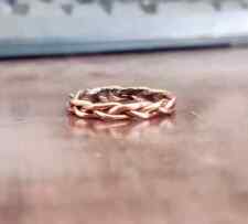 Anel de banda de cobre, anel de cobre sólido, anel de banda perfeito, anel feito à mão, preocupação comprar usado  Enviando para Brazil