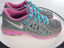Zapatos para correr Nike Dual Fusion Run 2 para mujer talla 9 gris/rosa/azul 599564-002 segunda mano  Embacar hacia Argentina