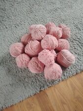 Pink white knitting for sale  ROTHERHAM