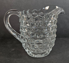 Vintage Fostoria American Clear 1 Each Large Pitcher Jug 9 Cups (72 oz. Cap.) for sale  Shipping to South Africa