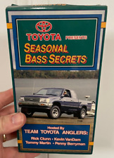 Toyota Seasonal Bass Secrets VHS 1995 Rick Clunn Testado Land Cruiser Tacoma, usado comprar usado  Enviando para Brazil