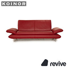 Koinor Rossini Leder Zweisitzer Rot manuelle Funktion Sofa Couch na sprzedaż  Wysyłka do Poland
