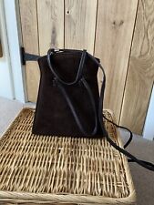 Handbag. brown suede. for sale  TENBURY WELLS