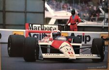 Póster de coche Alain Prost-Mclaren 1988 mp4/4/1,5 Honda V 6T extremadamente raro impresionante segunda mano  Embacar hacia Argentina