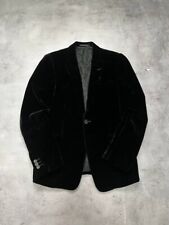 Blazer smoking Emporio Armani veludo seda preto masculino tamanho 46 comprar usado  Enviando para Brazil