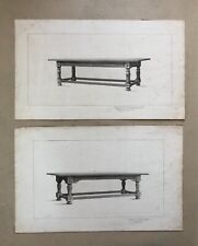 Antique drawings table d'occasion  Expédié en Belgium