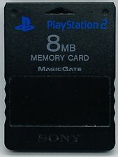 Auténtica tarjeta de memoria genuina Sony PlayStation 2 8 MB se puede leer y guardar segunda mano  Embacar hacia Argentina