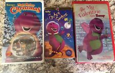 Three barney vhs for sale  Johnstown