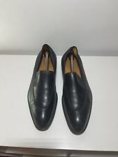 JOHN LOBB LOAFERS 11E BLACK LEATHER MEN’S SHOES for sale  Shipping to South Africa