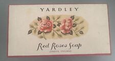 Vintage yardley red for sale  PORT GLASGOW