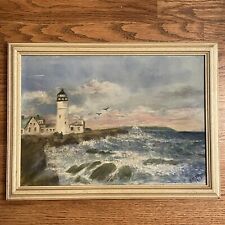 vintage oil seascape painting for sale  Liverpool