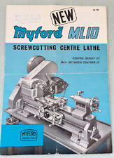 Vintage myford ml10 for sale  ILKESTON