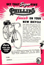 Vintage phillips cycle for sale  TADWORTH