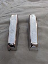 Used, 1970-72 Cuda OEM Rear Bumper Guards Bumperettes and Plastic Insert Filler Pieces for sale  Shipping to South Africa