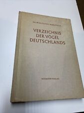 Verzeichnis vögel deutschland gebraucht kaufen  Cotta