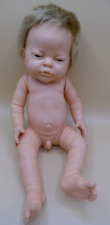 1985 Vintage Berjusa Newborn Anatomically Correct Baby BOY WITH HAIR Doll 16" for sale  Shipping to South Africa