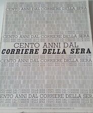 cento anni dal corriere sera usato  Este