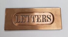 Victorian brass letter for sale  BIDEFORD