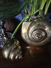 Vintage brass seashells for sale  Pittsburgh