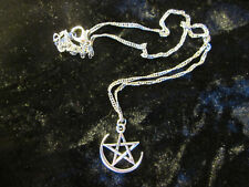 Pentagram moon necklace for sale  Ireland
