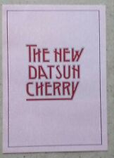 Datsun new cherry for sale  LYDNEY