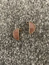 Earrings peach coral for sale  ROTHERHAM