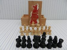 Vintage wooden chess for sale  MUSSELBURGH