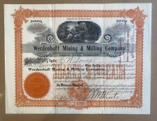 Werdenhoff mining milling for sale  Scottsdale