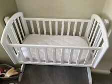 White wooden baby for sale  BILLERICAY