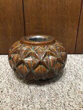 Panela de fogo portátil de mesa lareira arte cerâmica padrão colcha diamante comprar usado  Enviando para Brazil