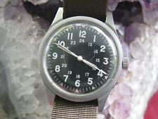 Vintage Benrus MIL-W-3818B Relógio de Pulso Hack Militar dos EUA, 1965, Era da Guerra do Vietnã comprar usado  Enviando para Brazil