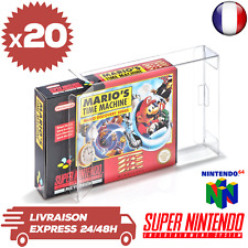 Occasion, 20 Boitiers Protection Crystal Box Jeux Super Nintendo Nintendo 64 SNES 0,3 mm d'occasion  Nîmes-Saint-Césaire