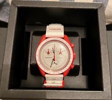 Omega swatch red for sale  COLCHESTER