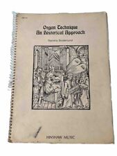 Técnica de órgano: un enfoque histórico teclado barroco lecciones música 1ª edición segunda mano  Embacar hacia Argentina