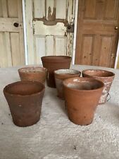 Used, 6 x hand thrown terracotta pots 4x sankey Plus 2 Other for sale  Shipping to South Africa