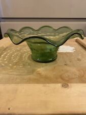 Vintage green glass for sale  WELLINGBOROUGH