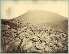 Photo Albuminé Napoli Volcan Vesuvio Italia Italie Vers 1870 segunda mano  Embacar hacia Argentina