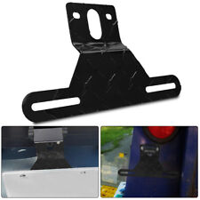 Aluminum Trailer License Plate Light Bracket for Mount Camper Car RV Truck Black for sale  Shipping to South Africa